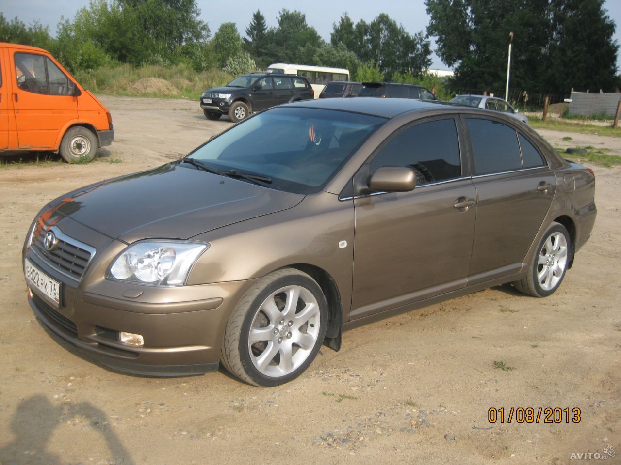 Проверка толщиномером краски Toyota Avensis, 2005 года - 15 Августа 2014 -  Примеры использования толщиномера - Аренда толщиномера в Рыбинске